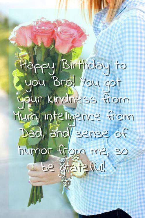 big brother birthday wishes in english